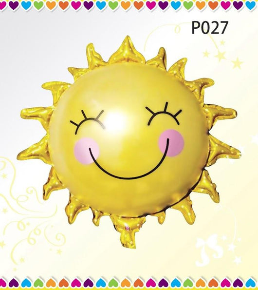 Happy Sun Shine｜歡笑的太陽主題鋁氣球 - PartyKingdom 派對王國 | 充氫氣球及氦氣罐專門店