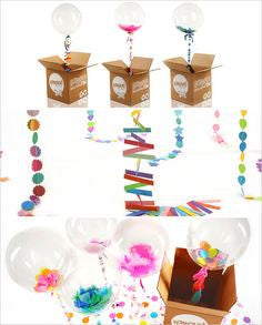 Pop-up Surprise Box Balloon 驚喜氣球禮物箱 - PartyKingdom 派對王國 | 充氫氣球及氦氣罐專門店