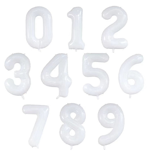 32 40Inch Big Foil Birthday Balloons Air Number 0-9 Balloon Happy Birthday Wedding Party Decorations Shower Large Figures Globos