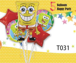 海綿寶寶氣球束組合套裝 | SpongeBob SquarePants Cartoon Balloon Set - PartyKingdom 派對王國 | 充氫氣球及氦氣罐專門店