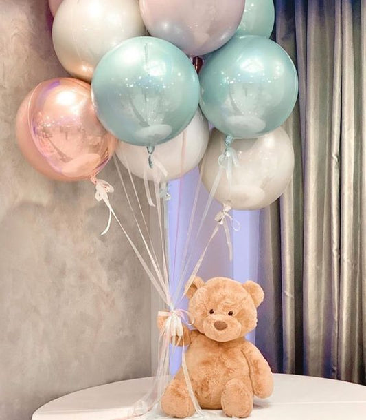 Teddy Bear Baby Shower - Bear Balloon Bouquet