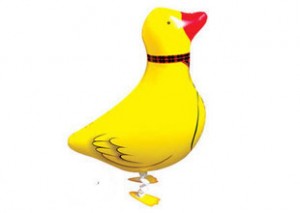 Walking Pet Balloon - A walking pet balloon shaped like a little duck