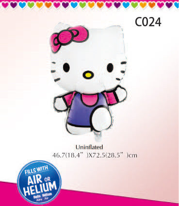 Cartoon Balloon HelloKitty 氣球 - PartyKingdom 派對王國 | 充氫氣球及氦氣罐專門店