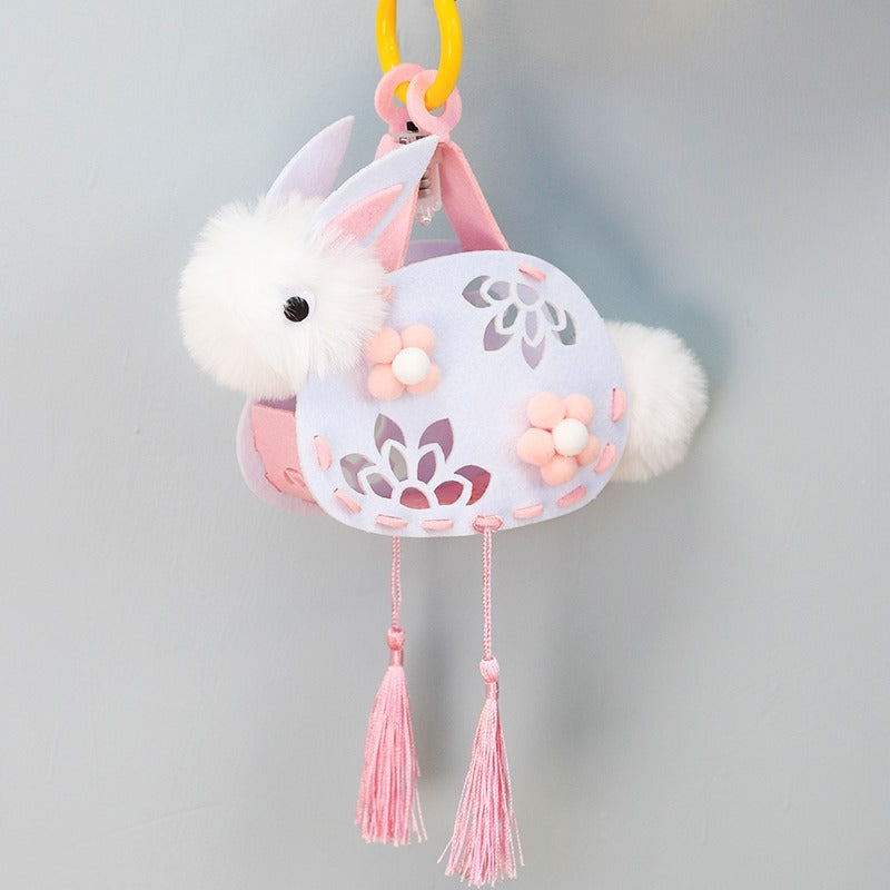 Mid-Autumn Festival Rabbit Lantern | DIY Craft Kit | Handheld Glowing Lantern