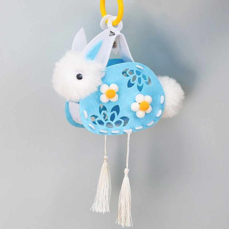 Mid-Autumn Festival Rabbit Lantern | DIY Craft Kit | Handheld Glowing Lantern