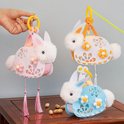 Mid-Autumn Festival Rabbit Lantern | DIY Craft Kit | Handheld Glowing Lantern