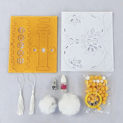 Mid-Autumn Festival Rabbit Lantern | DIY Craft Kit | Handheld Glowing Lantern