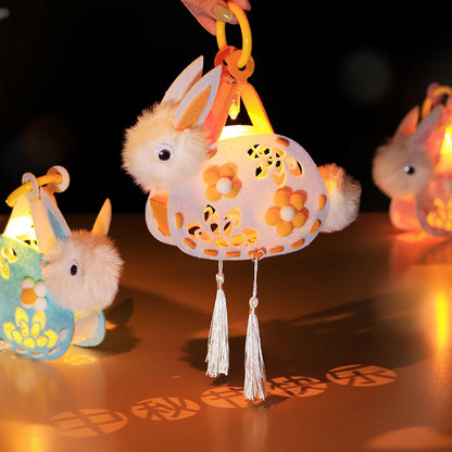 Mid-Autumn Festival Rabbit Lantern | DIY Craft Kit | Handheld Glowing Lantern