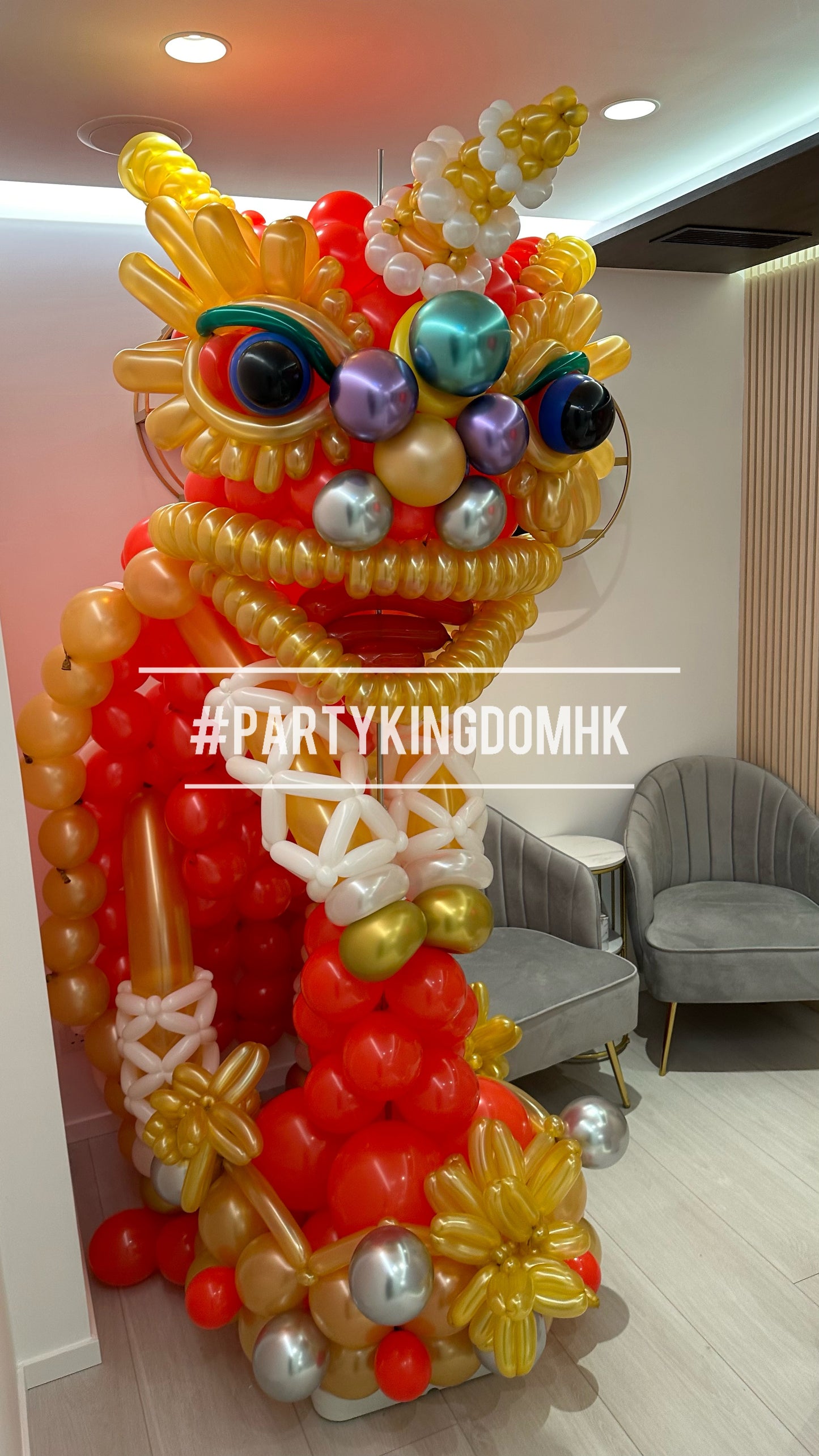 Lion Dance Balloons - Handmade Twisted Balloons