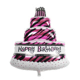Happy birthday Birthday Cake (pink) 粉紅生日快樂氣球