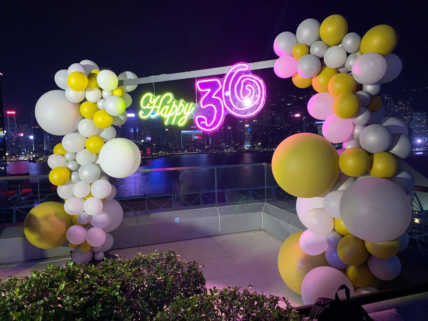 Balloon arch decoration and installation package