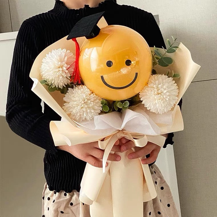Graduation Laughing Balloon Bouquet