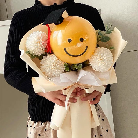 Graduation Laughing Balloon Bouquet