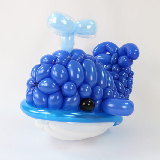 Twisted Blue Whale Balloon