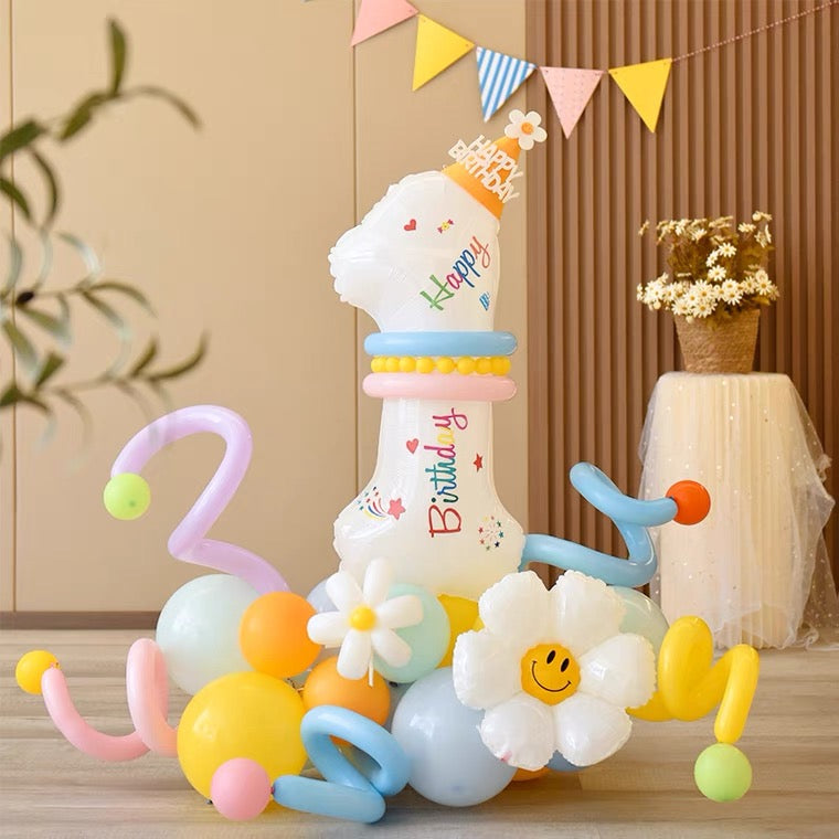 Birthday Number Balloon Decoration Set | Birthday-themed venue letter balloon decoration set