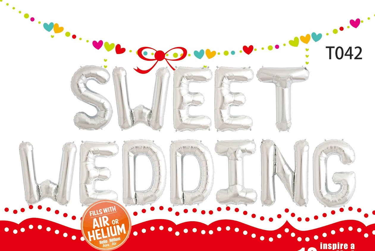 Theme Set Balloon - Wedding and Love 婚嫁及求婚系列氣球束組合套裝 - PartyKingdom 派對王國 | 充氫氣球及氦氣罐專門店